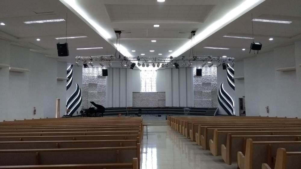 Condicionamento acústico na igreja do IAP